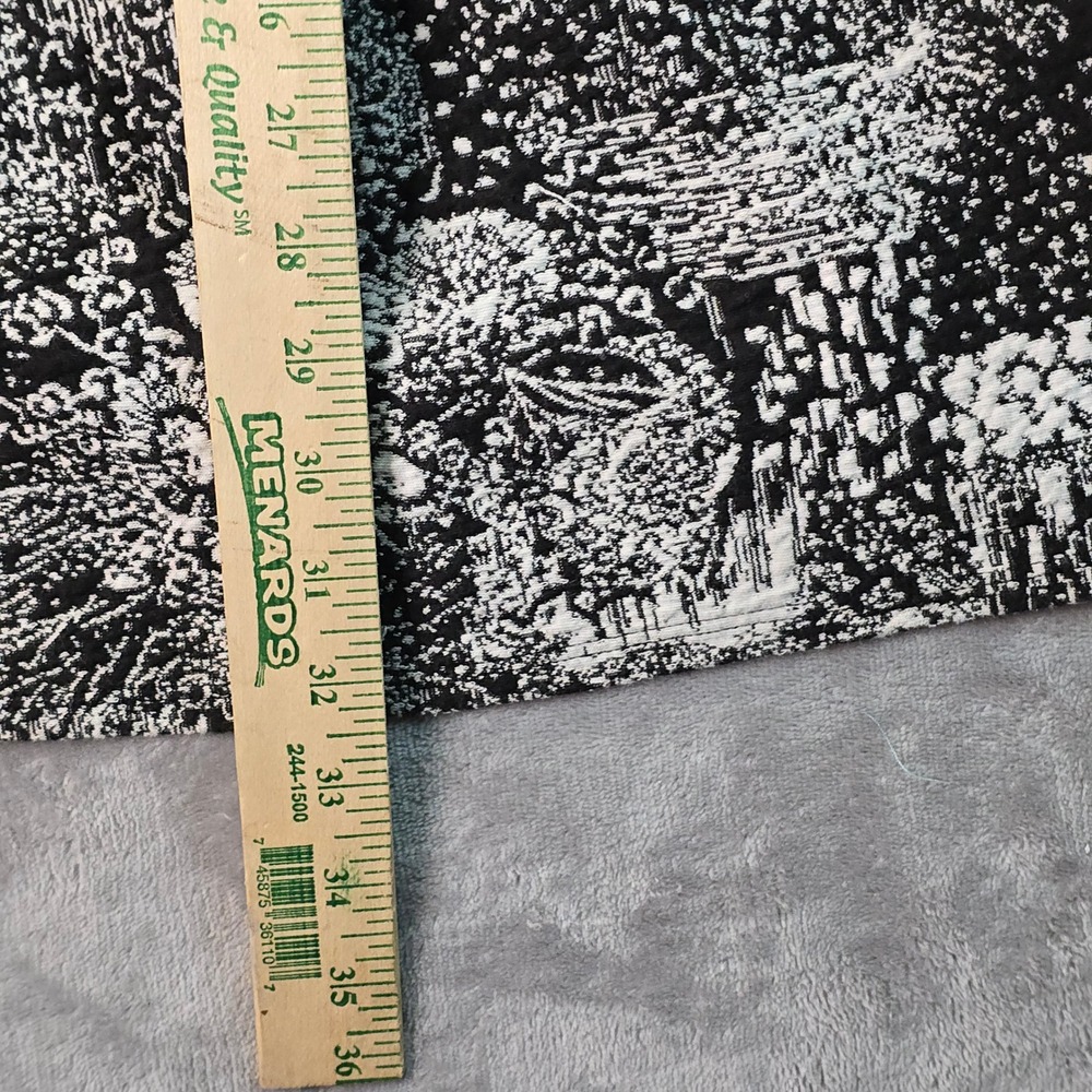 BCBGMAXAZRIA Dress Women Small Black White Abstract Print‎ Fit Flare Mini Modern - Picture 5 of 11